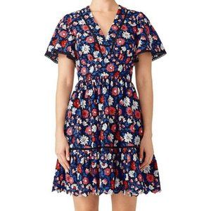 Kate Spade Daisy Eyelet Dress Floral 